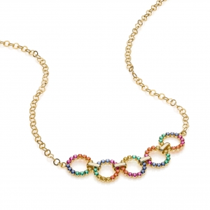 Collana in Argento con zirconi